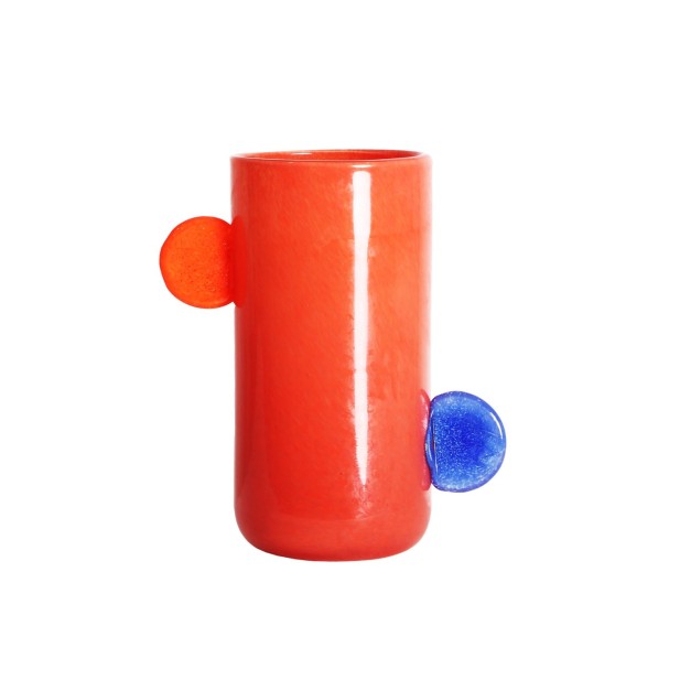 Jarrón YARA, Vidrio / Naranja - Kodu...