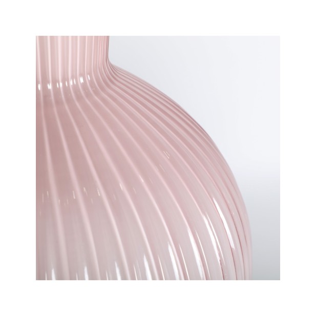 Jarrón NUDE, Vidrio / Rosa Palo -...