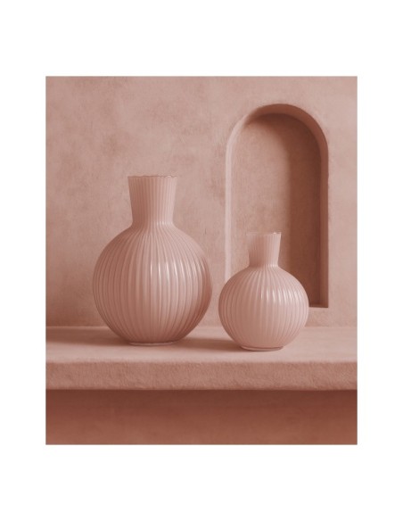 Jarrón NUDE, Vidrio / Rosa Palo - Kodu Home Design