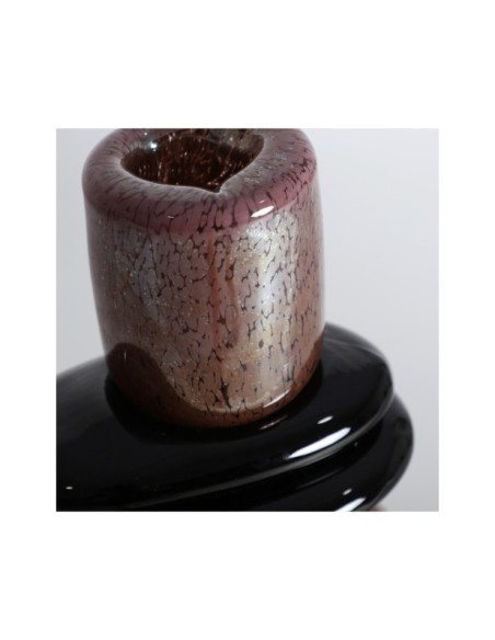 Jarrón RUISE, Vidrio / Burdeos, Negro - Kodu Home Design