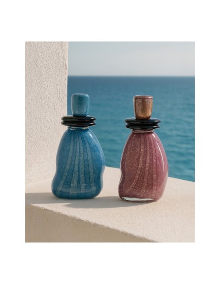 Jarrón RUISE, Vidrio / Burdeos, Negro - Kodu Home Design