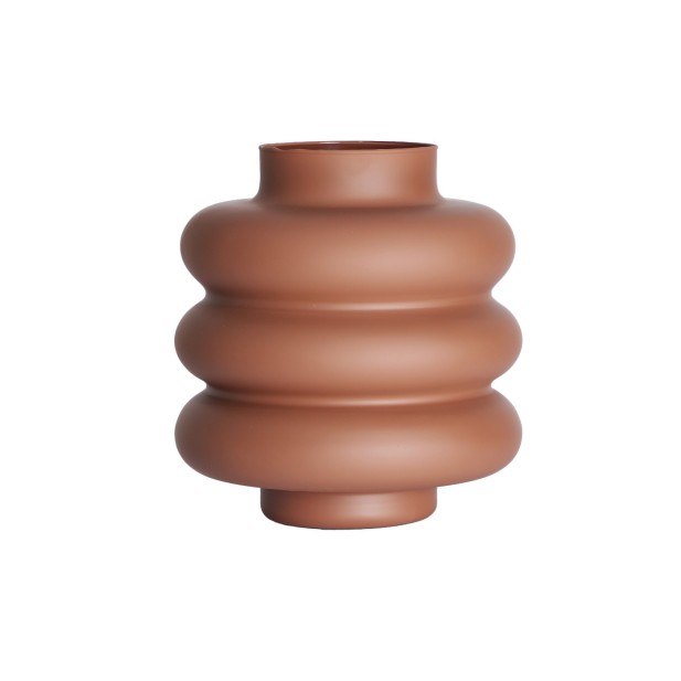 Jarrón LIAM, Cristal / Chocolate -...