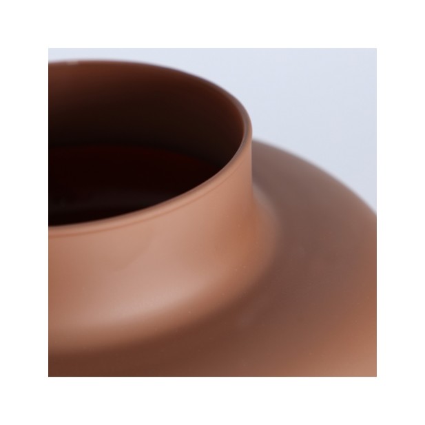 Jarrón LIAM, Cristal / Chocolate -...