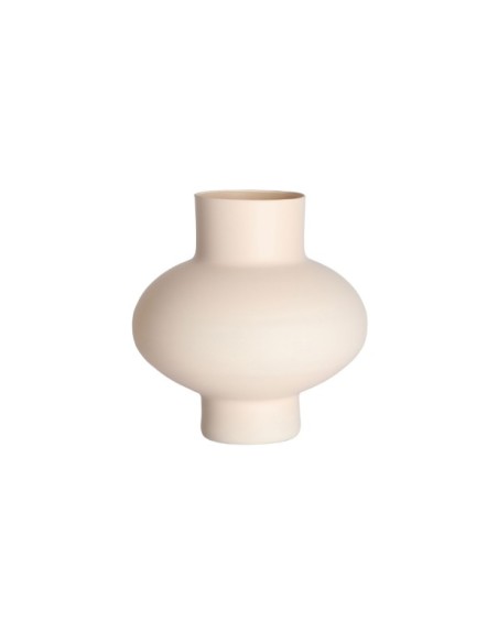Jarrón AURITZ, Cristal / Beige - Kodu Home Design