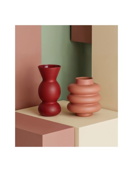 Jarrón AXEL, Cristal / Burdeos - Kodu Home Design