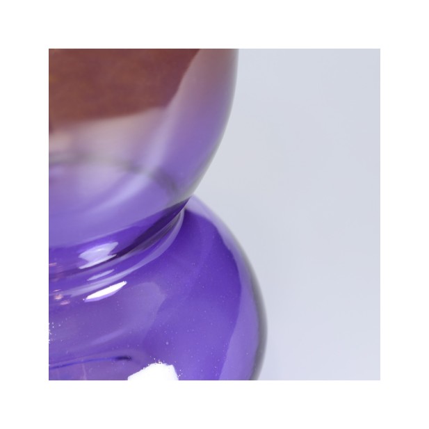 Jarrón OSSIAN, Cristal / Morado,...