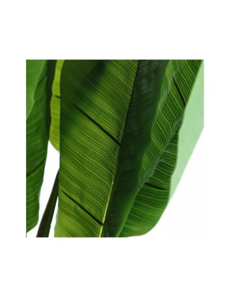 Planta Decorativa BANANERA 220x120 cm, Plástico / Verde, Marrón Claro - Kodu Home Design