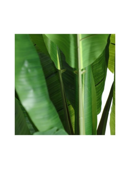 Planta Decorativa BANANERA 220x120 cm, Plástico / Verde, Marrón Claro - Kodu Home Design