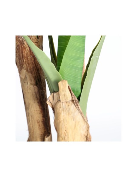 Planta Decorativa BANANERA 220x120 cm, Plástico / Verde, Marrón Claro - Kodu Home Design