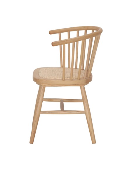 Silla SHERRY, Olmo Natural / Ratán