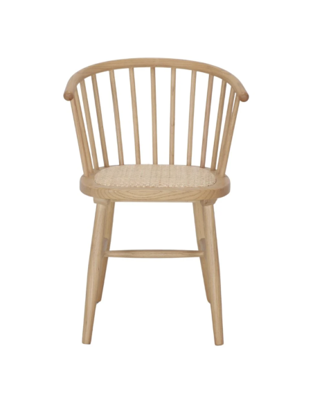 Silla SHERRY, Olmo Natural / Ratán