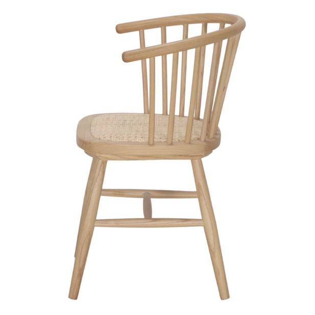 Silla SHERRY, Olmo Natural / Ratán