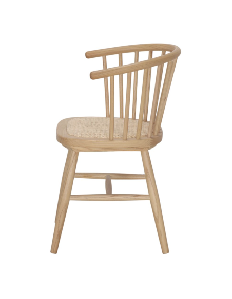 Silla SHERRY, Olmo Natural / Ratán