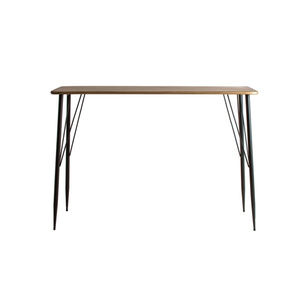 Escritorio REKEN, Hierro/Negro, Oro - Kodu Home Design; Vackart; 26639