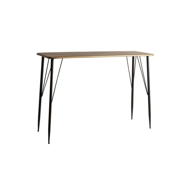 Escritorio REKEN, Hierro / Negro, Oro...