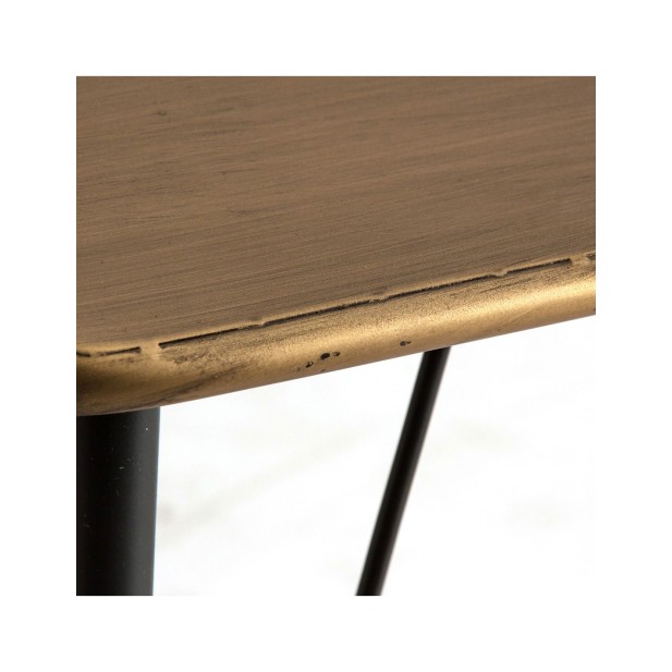 Escritorio REKEN, Hierro / Negro, Oro...