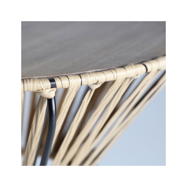 Mesa Auxiliar MEZE, Hierro / Negro,...