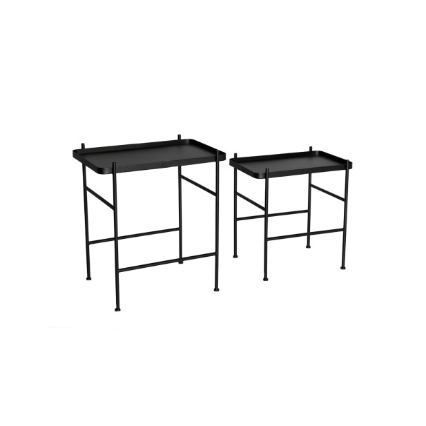 Set 2 Mesas Auxiliares DEVICH, Hierro...