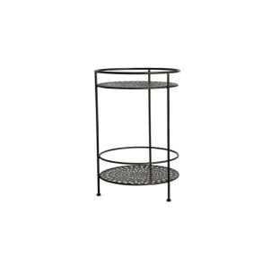 Mesa Auxiliar IVREA, Hierro / Negro - Kodu Home Design