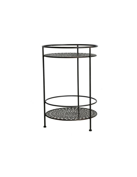 Mesa Auxiliar IVREA, Hierro / Negro - Kodu Home Design