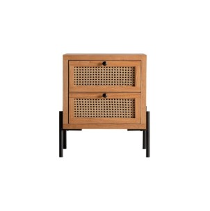 Mesita de Noche ZETEL, DM / Marrón - Kodu Home Design