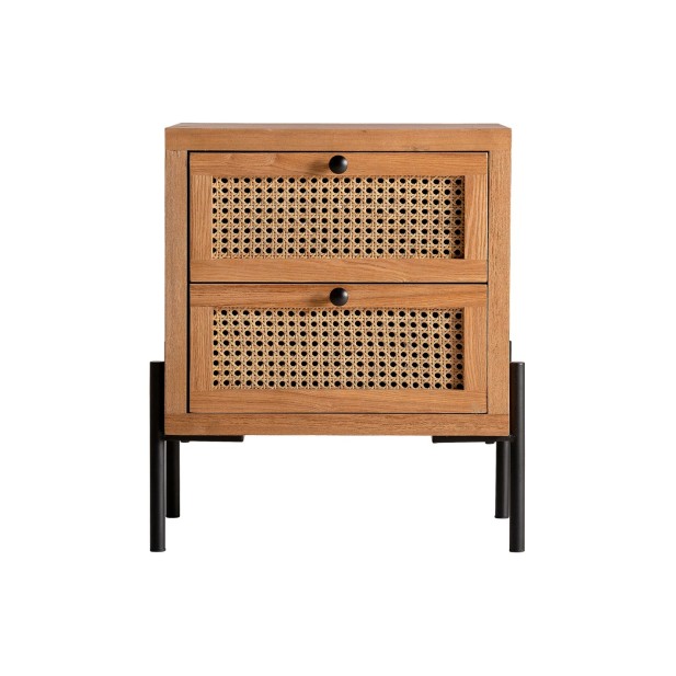 Mesita de Noche ZETEL, DM / Marrón -...