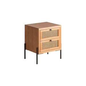 Mesita de Noche ZETEL, DM / Marrón - Kodu Home Design 2