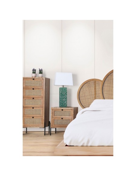 Mesita de Noche ZETEL, DM / Marrón - Kodu Home Design