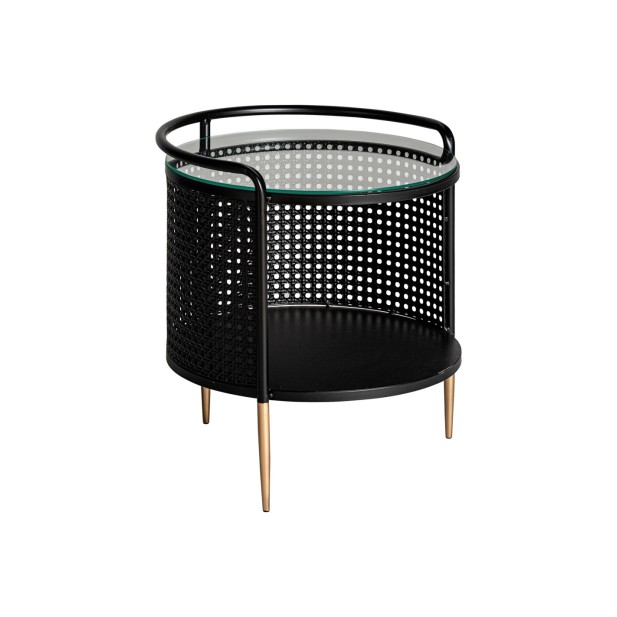 Mesa Auxiliar FUSSEN, Hierro / Negro,...