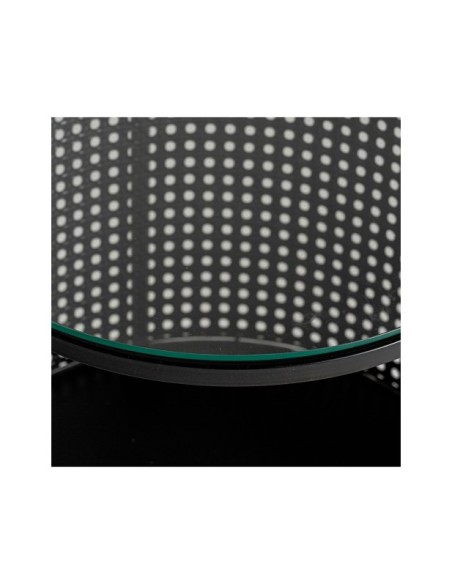 Mesa Auxiliar FUSSEN, Hierro / Negro, Oro - Kodu Home Design