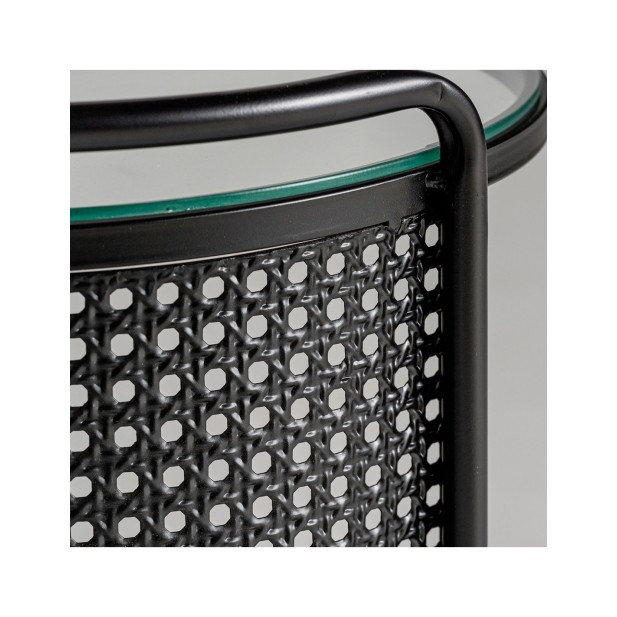 Mesa Auxiliar FUSSEN, Hierro / Negro,...