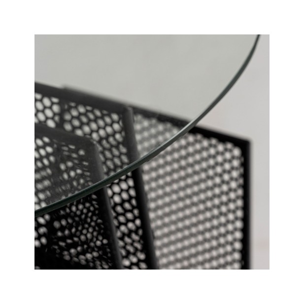 Mesa Auxiliar FUSSEN, Hierro / Negro...