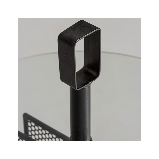 Mesa Auxiliar FUSSEN, Hierro / Negro...