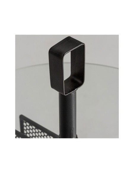 Mesa Auxiliar FUSSEN, Hierro / Negro - Kodu Home Design