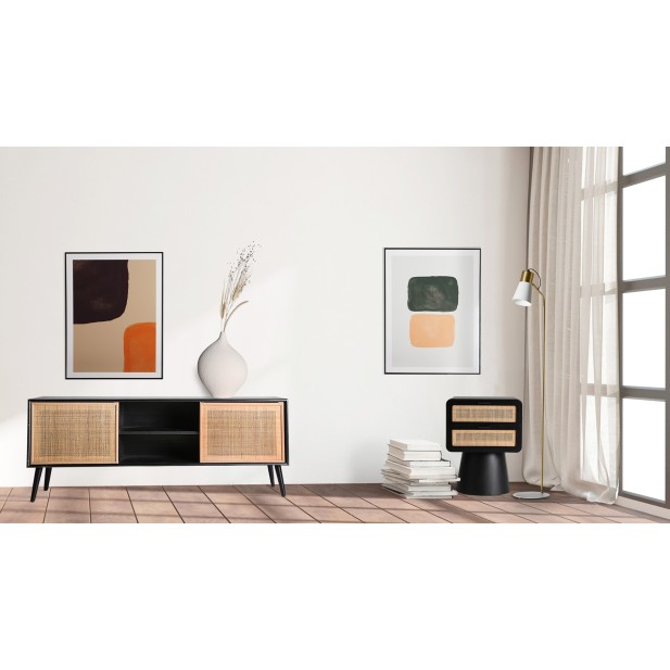 Mesita de Noche BEILEN, Madera /...