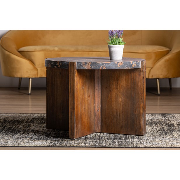 Mesa de Centro BANSAT, DM / Marrón -...