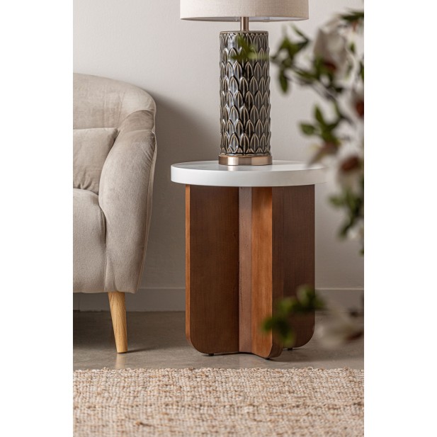 Mesa Auxiliar GRANDVAL, DM / Blanco,...