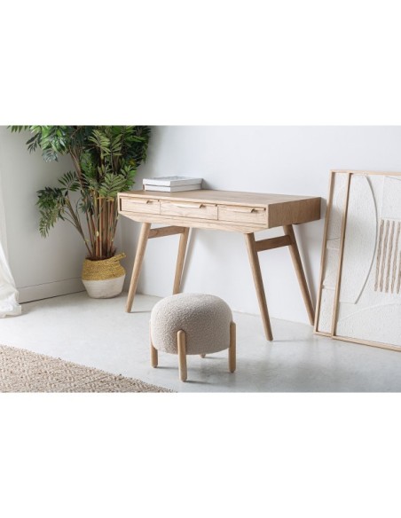 Escritorio NYRY 120x50 cm, Madera / Marrón - Kodu Home Design