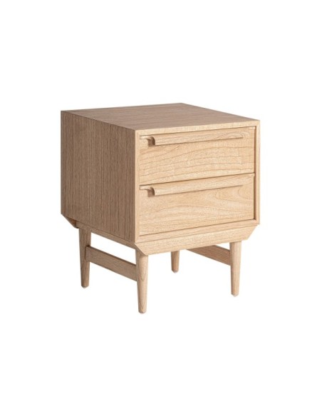 Mesita de Noche NYRY, Madera / Marrón - Kodu Home Design