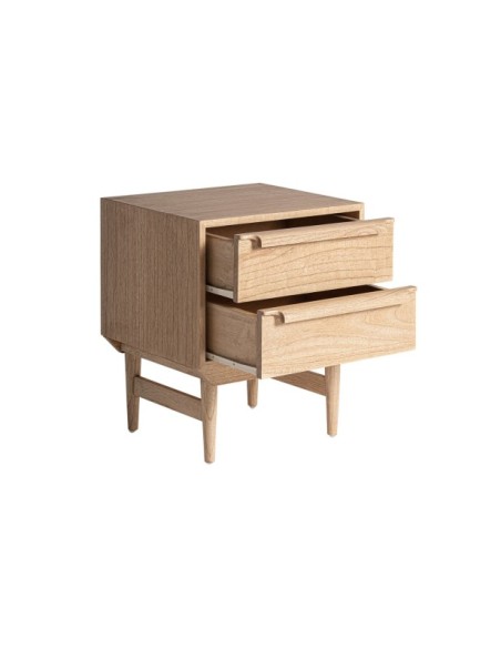 Mesita de Noche NYRY, Madera / Marrón - Kodu Home Design