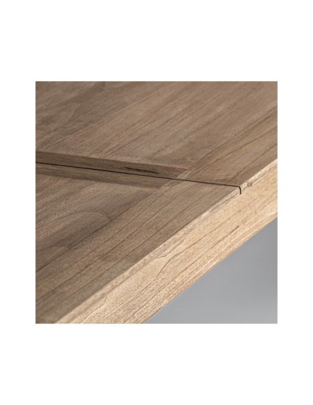 Mesa Extensible NYRY 160/220x80 cm, Madera / Marrón - Kodu Home Design