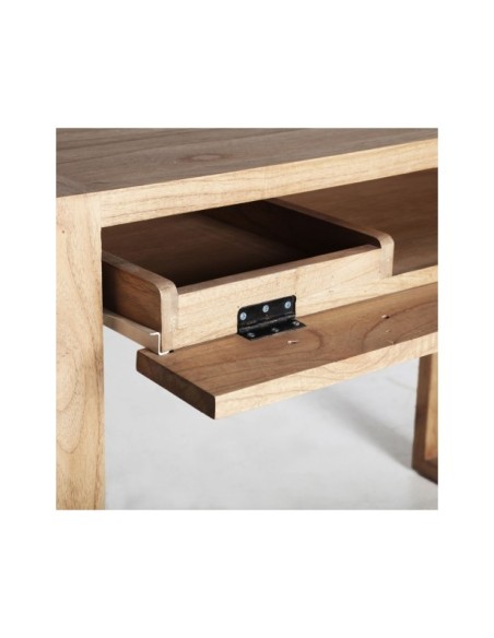 Escritorio NYRY 110x50 cm, Madera / Marrón - Kodu Home Design