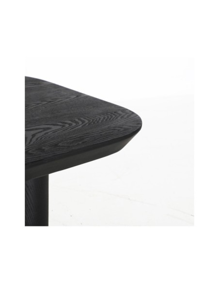 Mesa de Centro ROGNES, Madera / Negro - Kodu Home Design