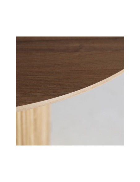 Mesa de Comedor SKAGEN Ø120 cm, Madera / Marrón - Kodu Home Design