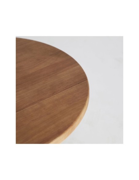 Mesa de Centro AMILLY, Hierro / Negro, Natural - Kodu Home Design