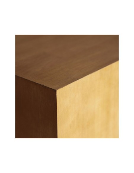 Set 2 Mesas Auxiliares PEANA LECCO 38x38 / 45x45 cm, Madera / Marrón - Kodu Home Design