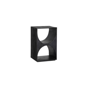 Mesa Auxiliar KIRILA 35x30x55 cm, Mango/Negro - Kodu Home Design 34133