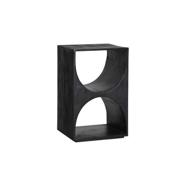 Mesa Auxiliar KIRILA 35x30x55 cm, Mango/Negro - Kodu Home Design 34133