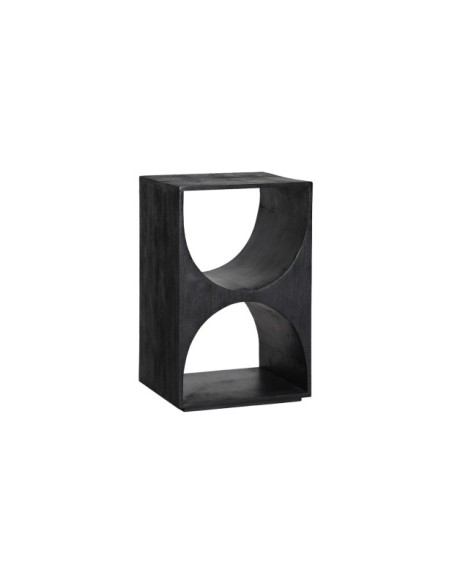 Mesa Auxiliar KIRILA 35x30x55 cm, Mango/Negro - Kodu Home Design 34133