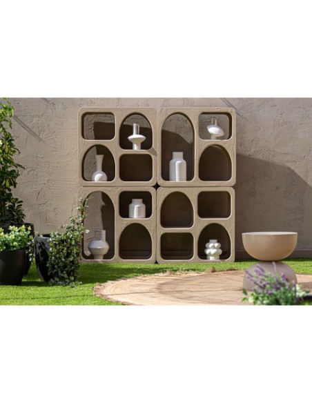 Mesa Auxiliar KOTKA, Arcilla / Marrón Claro, Marrón - Kodu Home Design